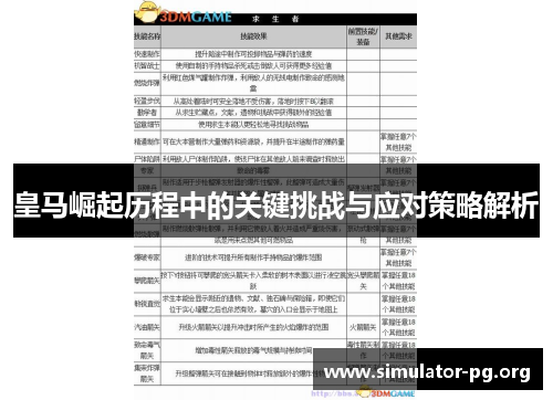 皇马崛起历程中的关键挑战与应对策略解析