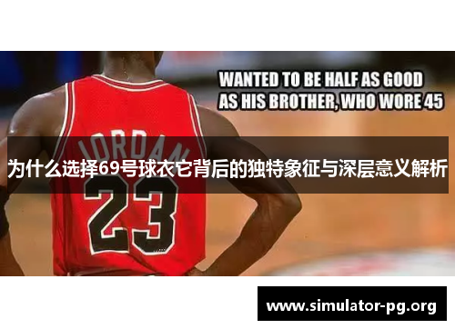 为什么选择69号球衣它背后的独特象征与深层意义解析